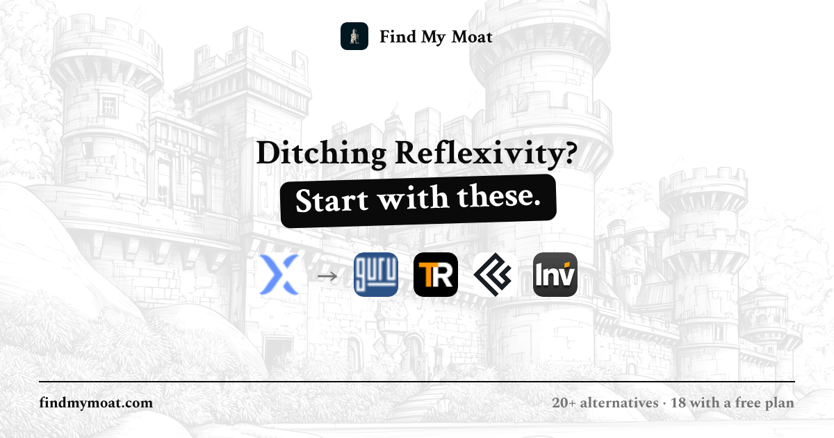 Alternatives to Reflexivity (2026) | Find My Moat