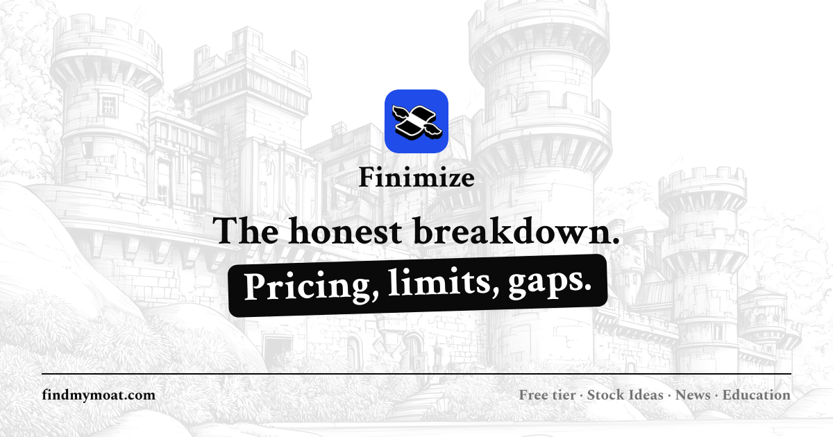 Finimize Review, Pricing, and Features (2026) | Find My Moat