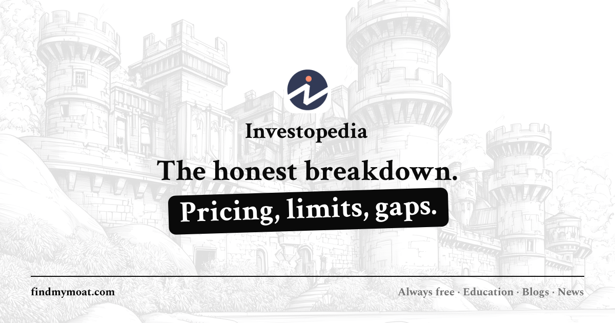 Investopedia Review, Pricing, and Features (2026) | Find My Moat