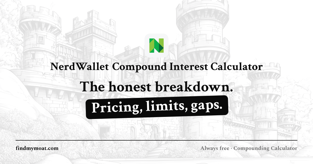 NerdWallet Compound Interest Calculator Review, Pricing, and Features ...