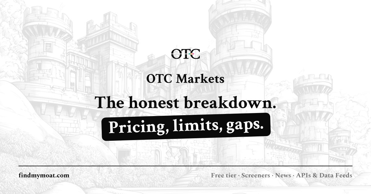 OTC Markets Review, Pricing, and Features (2026) | Find My Moat