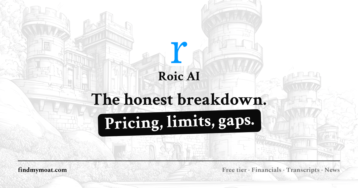 Roic AI Review, Pricing, and Features (2026) | Find My Moat